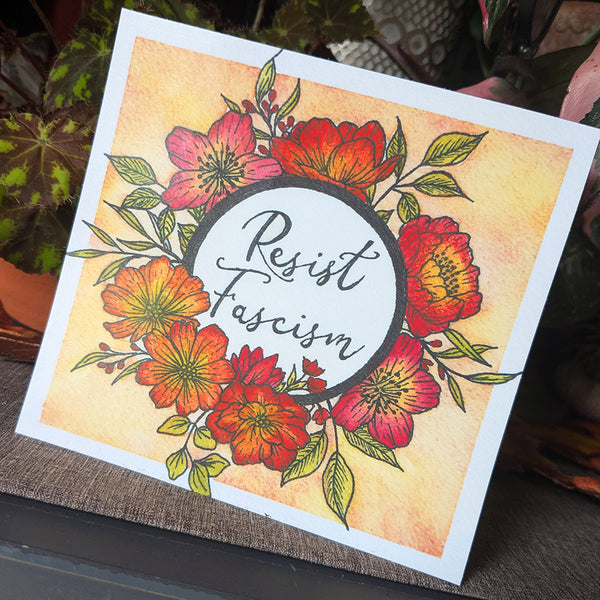 Watercolor Protest Stickers