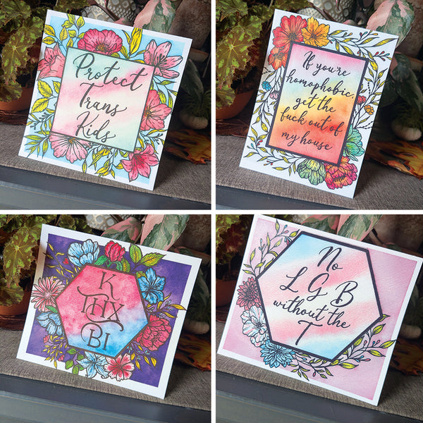Watercolor Pride Stickers