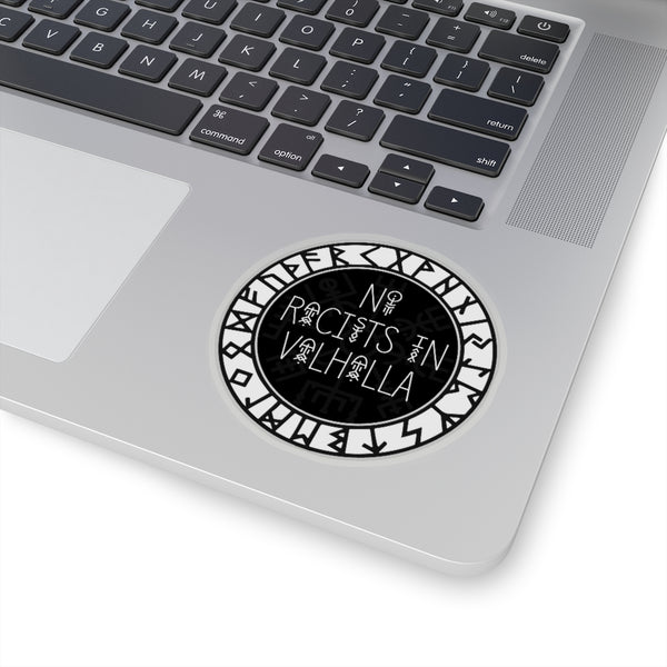 NO RACISTS IN VALHALLA Sticker