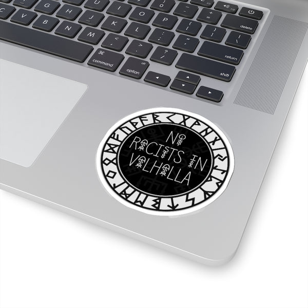 NO RACISTS IN VALHALLA Sticker