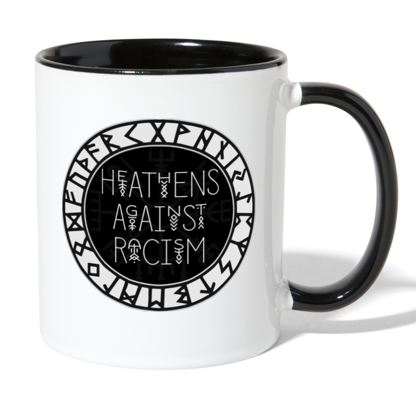 HEATHENS AGAINST RACISM Contrast Mug