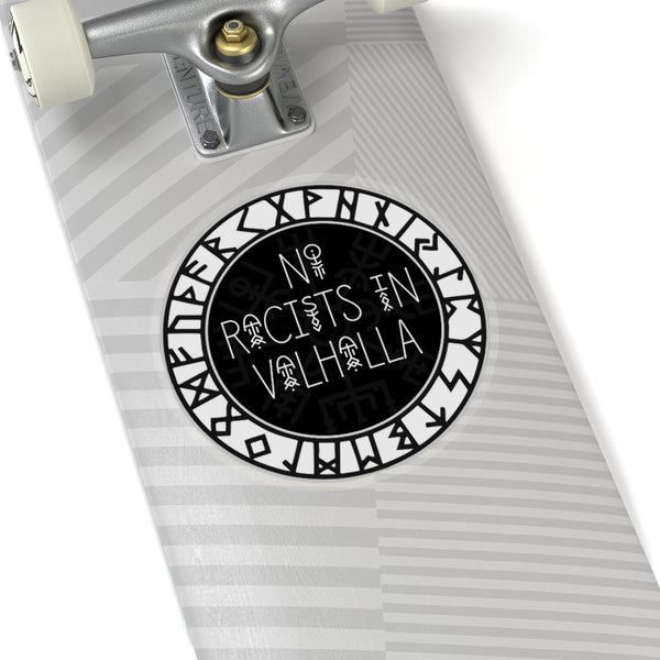 NO RACISTS IN VALHALLA Sticker
