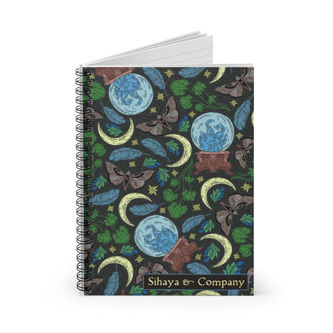 TWILIGHT MOTH Spiral Notebook