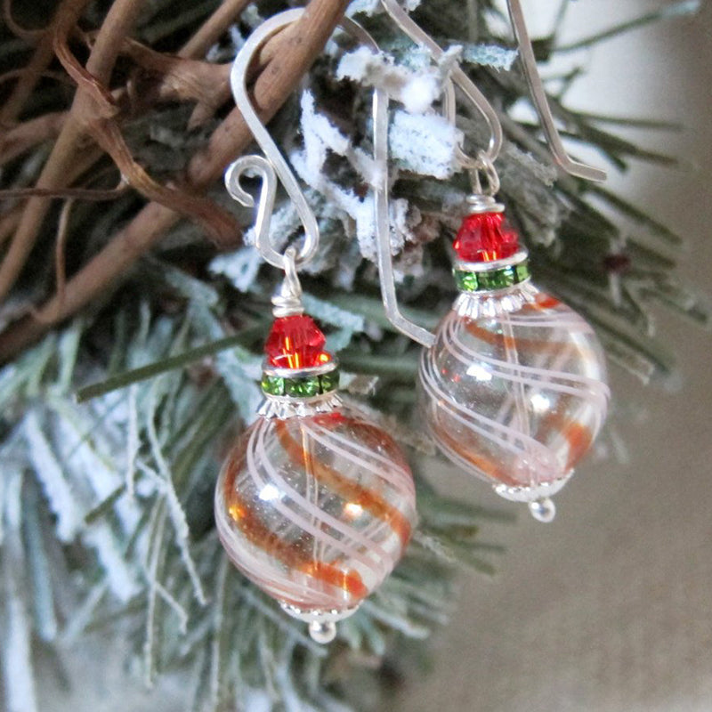 ORNAMENTS Earrings in Candy Swirl