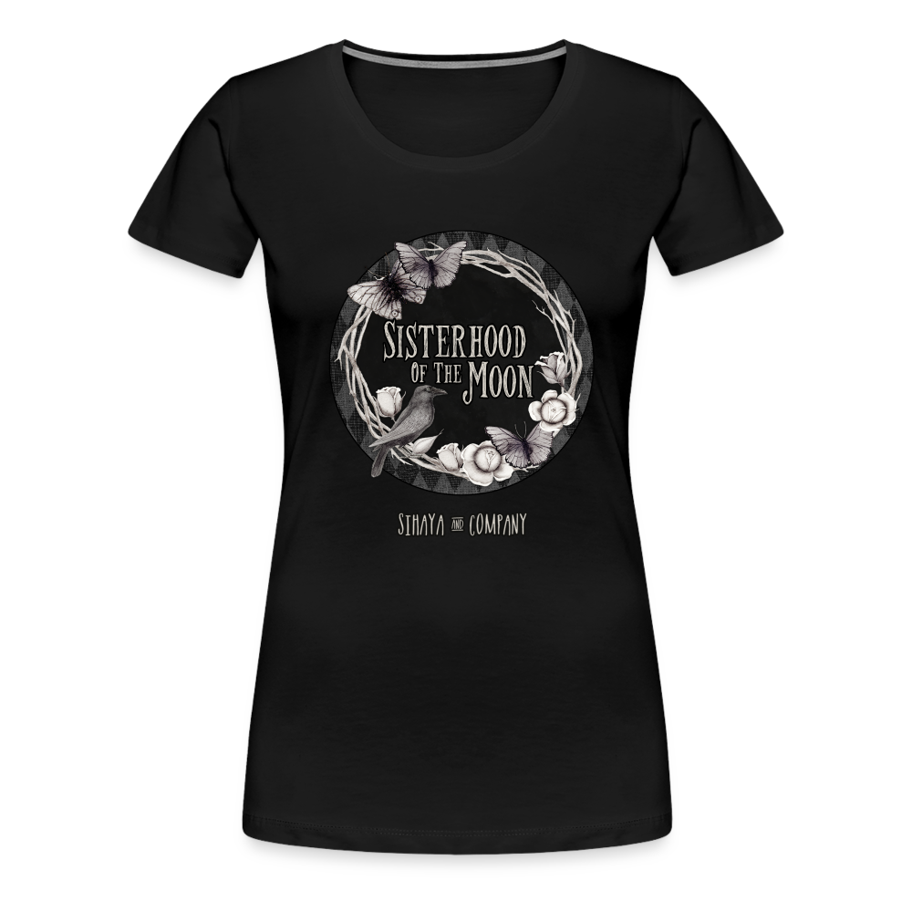 SISTERHOOD OF THE MOON Fitted Tee - black