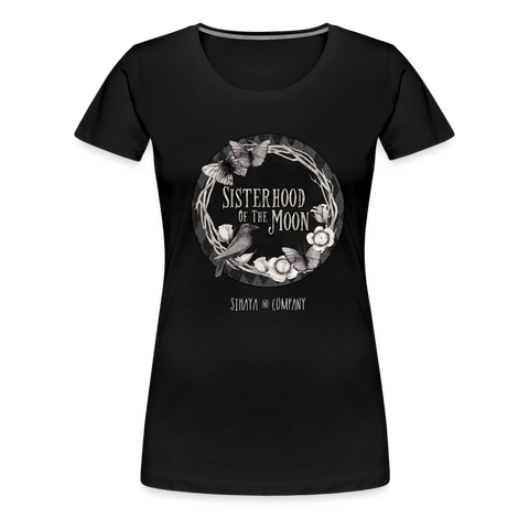 SISTERHOOD OF THE MOON Fitted Tee - black