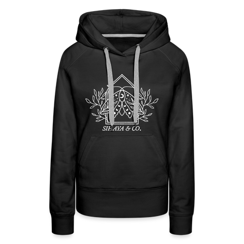 MOON MOTH Premium Hoodie - black